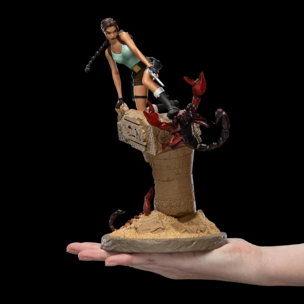 Tomb Raider - Estatua en miniatura de Lara Croft: Las Ruinas del Apocalipsis (SDCC 2025)