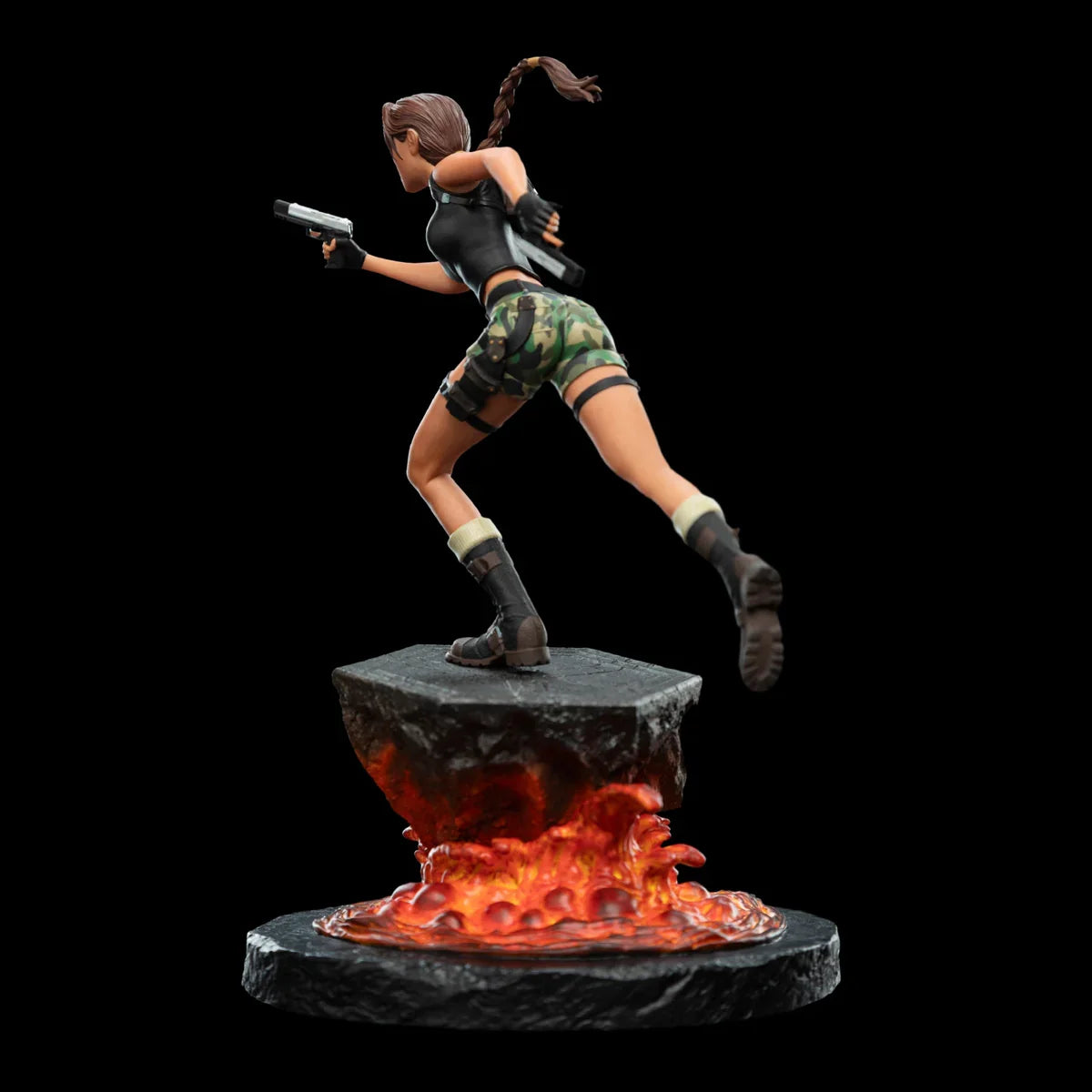 Tomb Raider - Figura en miniatura de Lara Croft: El Santuario de las Llamas