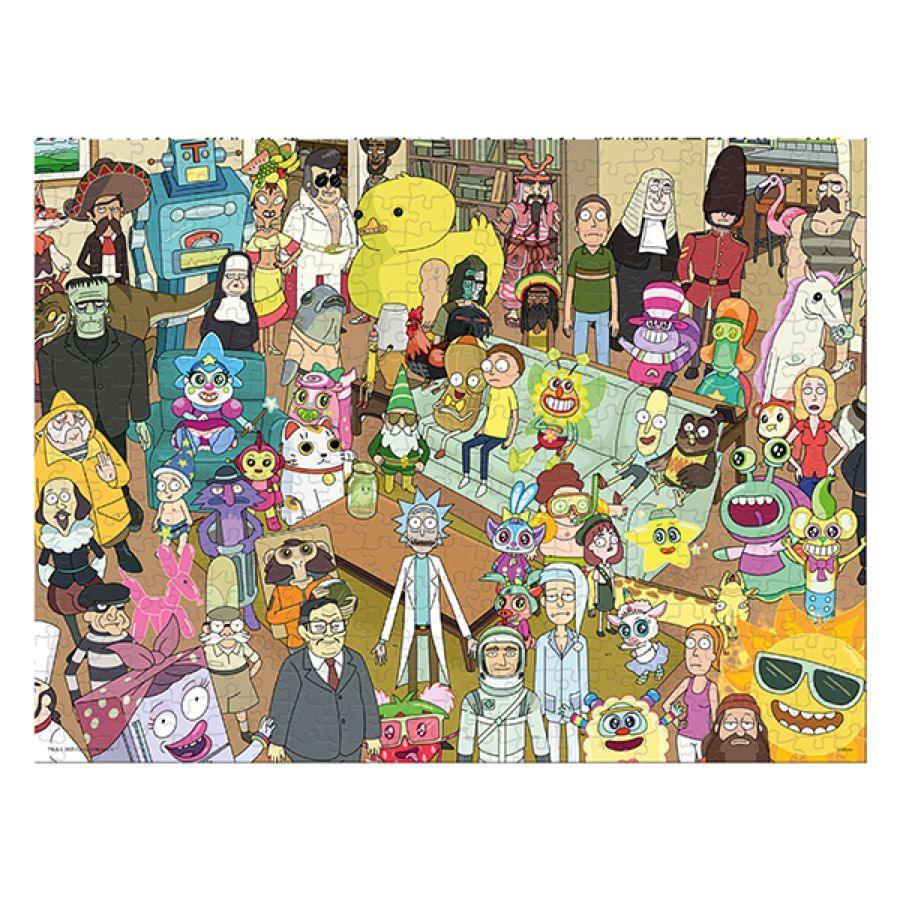 WINWM00396 Rick and Morty - Total Rickall 1000 piece Jigsaw Puzzle - Winning Moves - Titan Pop Culture