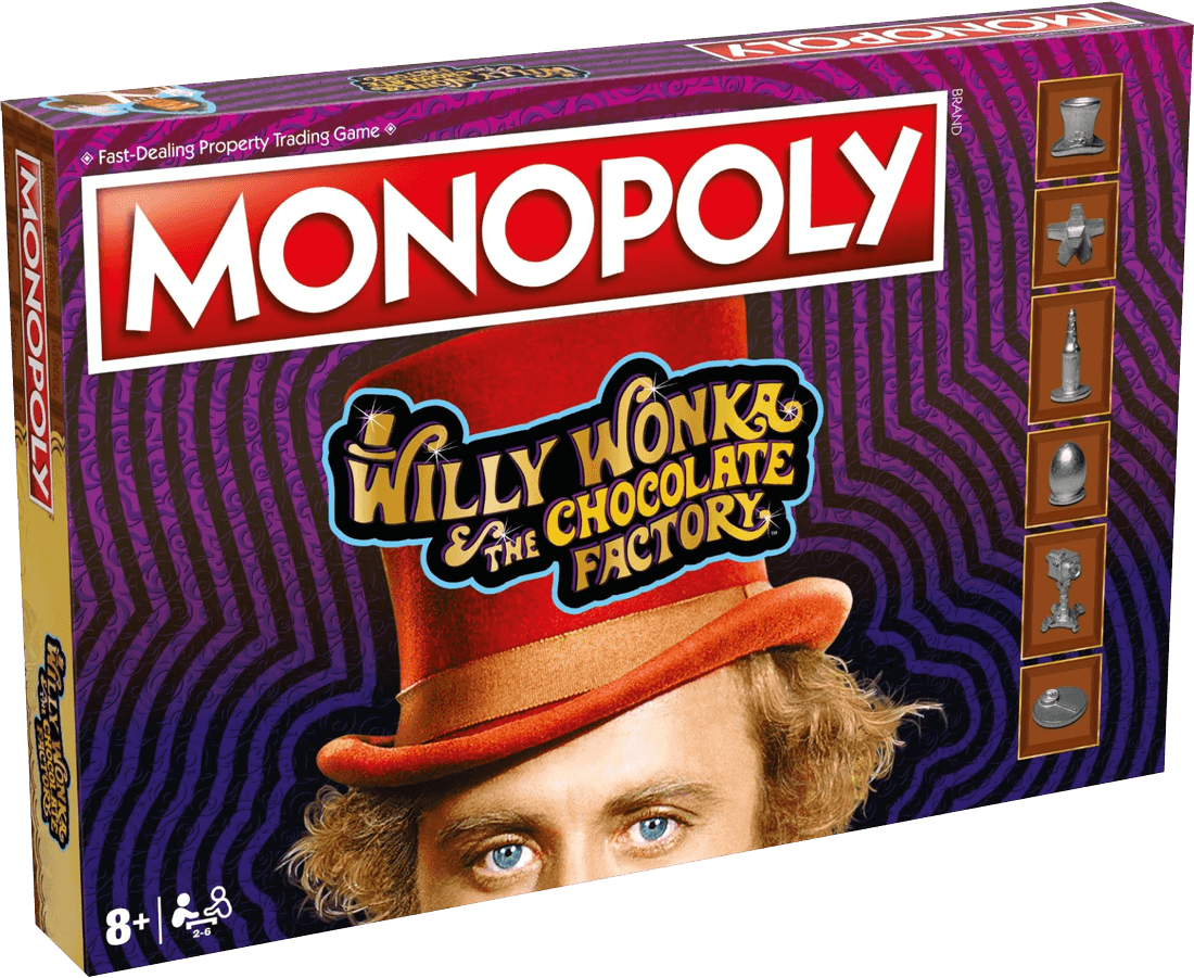 WINWM03817 Monopoly - Willy Wonka and The Chocolate Factory Edition - Winning Moves - Titan Pop Culture