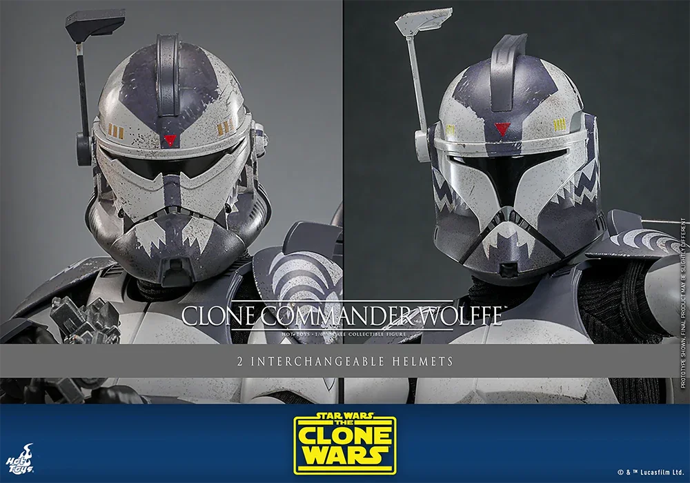 Star Wars - Figura de acción coleccionable del Comandante Clon Wolffe a escala 1:6
