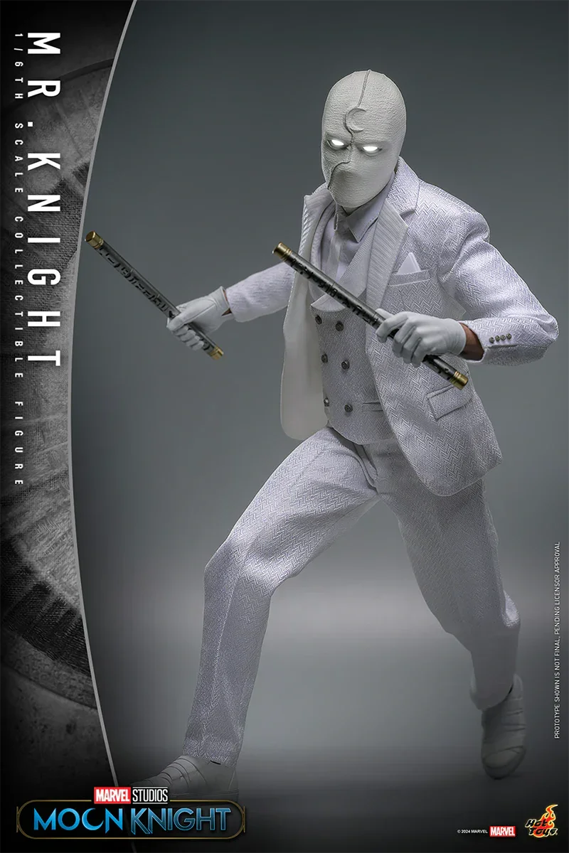 Moon Knight (TV) - Figura de acción coleccionable de Mr. Knight a escala 1:6