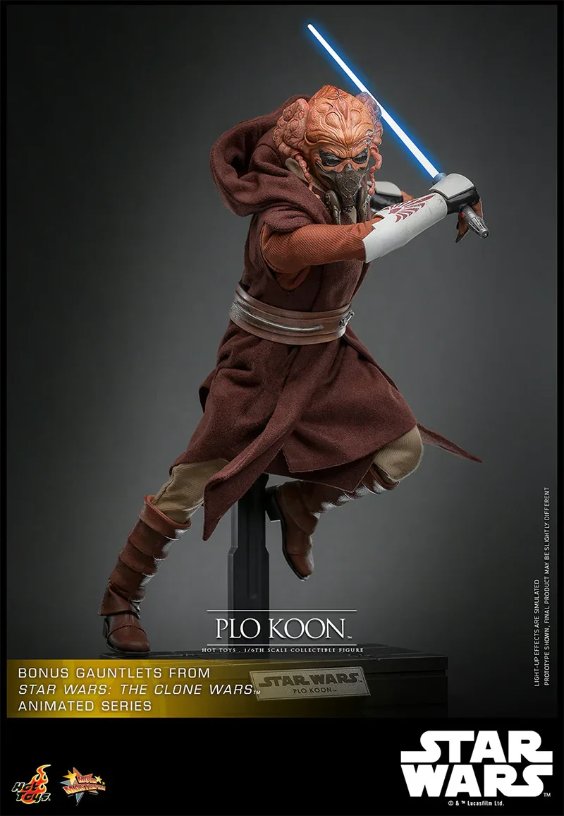Star Wars: La venganza de los Sith - Figura de acción coleccionable de Plo Koon a escala 1:6