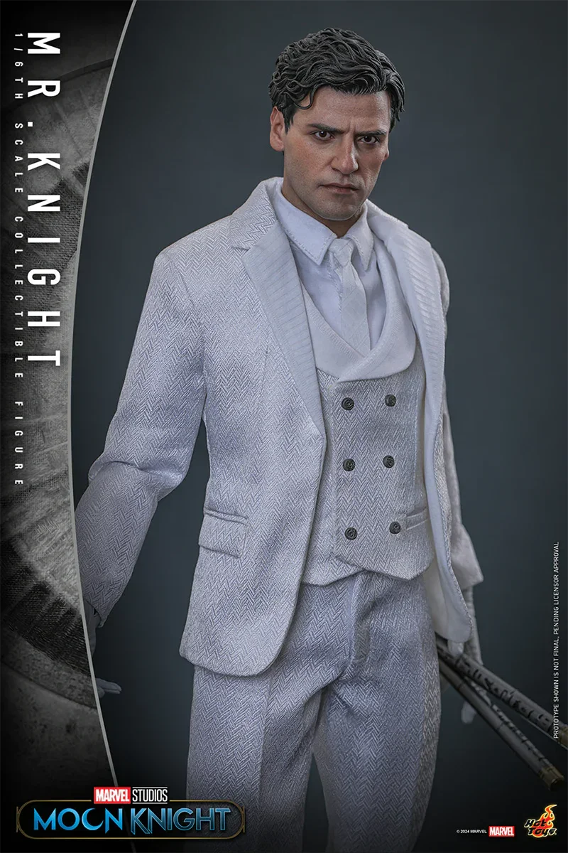 Moon Knight (TV) - Figura de acción coleccionable de Mr. Knight a escala 1:6