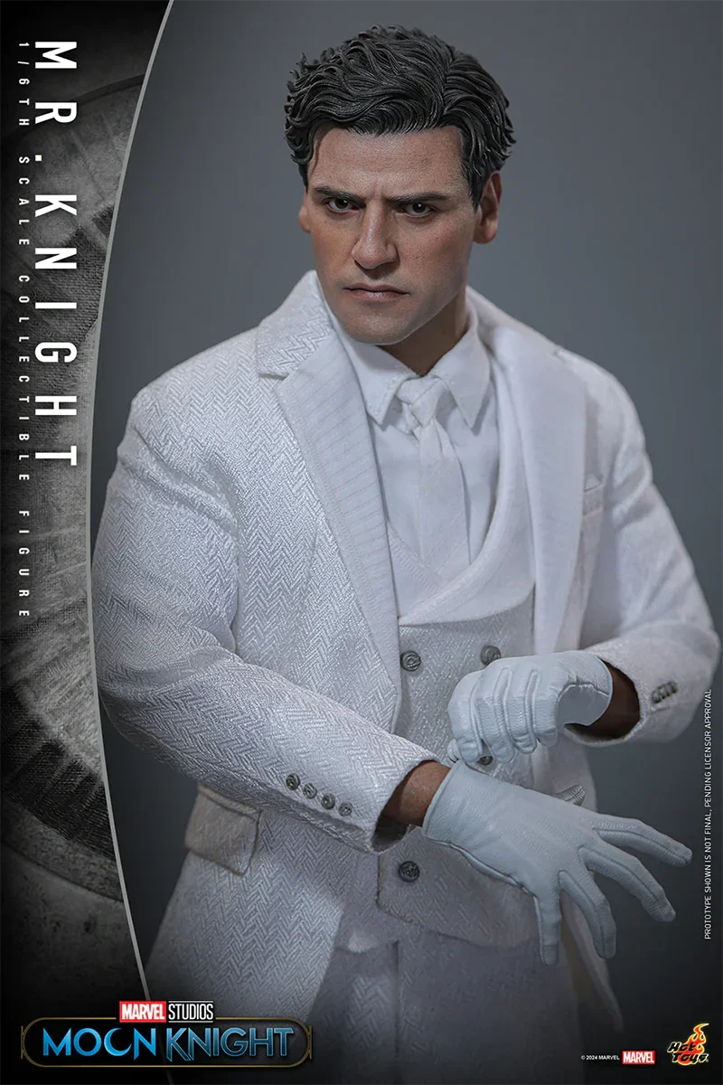 Moon Knight (TV) - Figura de acción coleccionable de Mr. Knight a escala 1:6