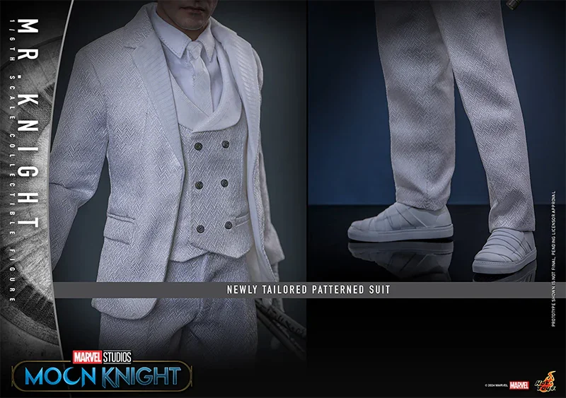 Moon Knight (TV) - Figura de acción coleccionable de Mr. Knight a escala 1:6