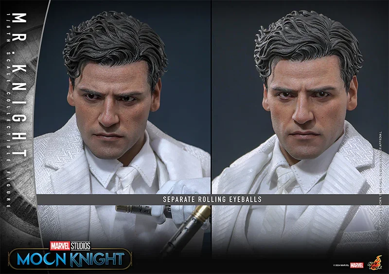 Moon Knight (TV) - Figura de acción coleccionable de Mr. Knight a escala 1:6