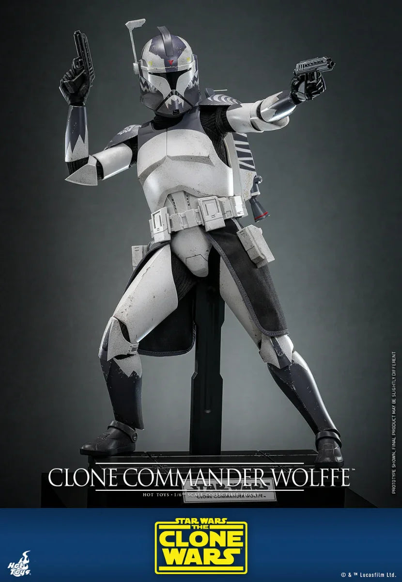 Star Wars - Figura de acción coleccionable del Comandante Clon Wolffe a escala 1:6