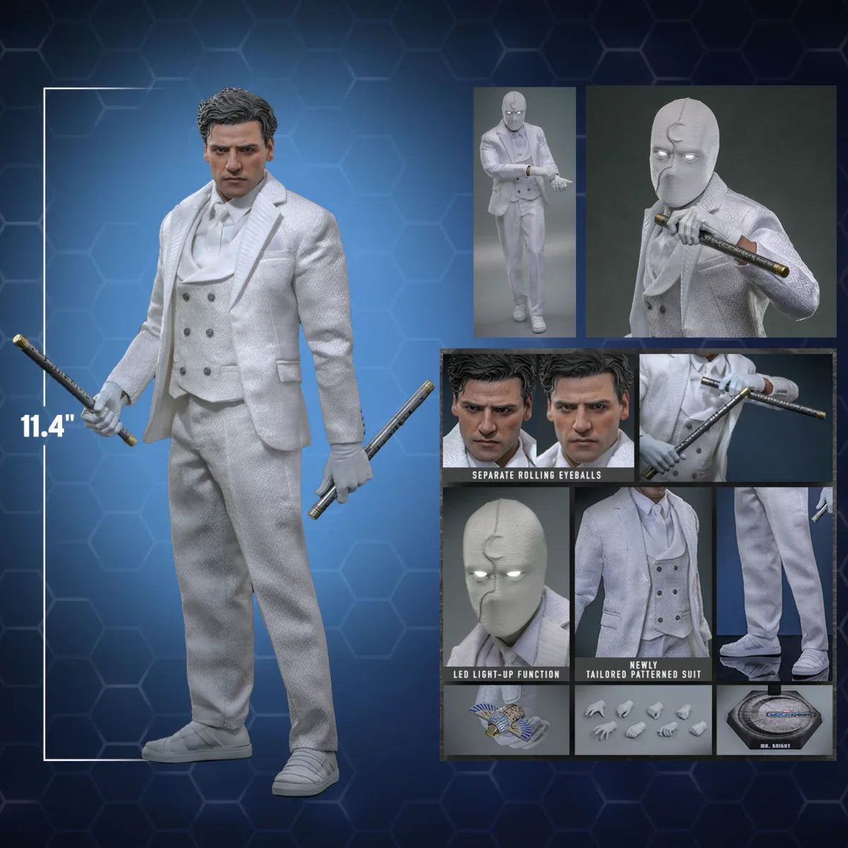 Moon Knight (TV) - Mr. Knight 1:6 Scale Collectable Action Figure