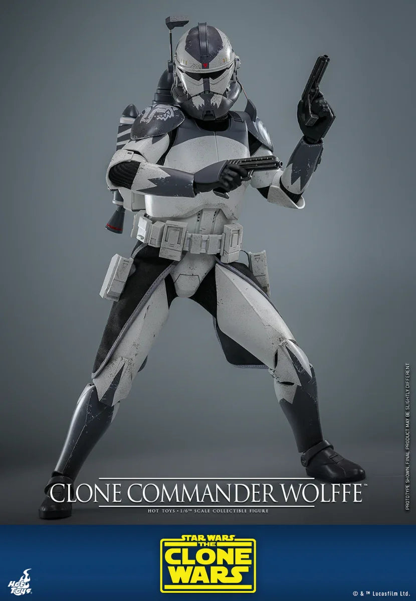 Star Wars - Figura de acción coleccionable del Comandante Clon Wolffe a escala 1:6