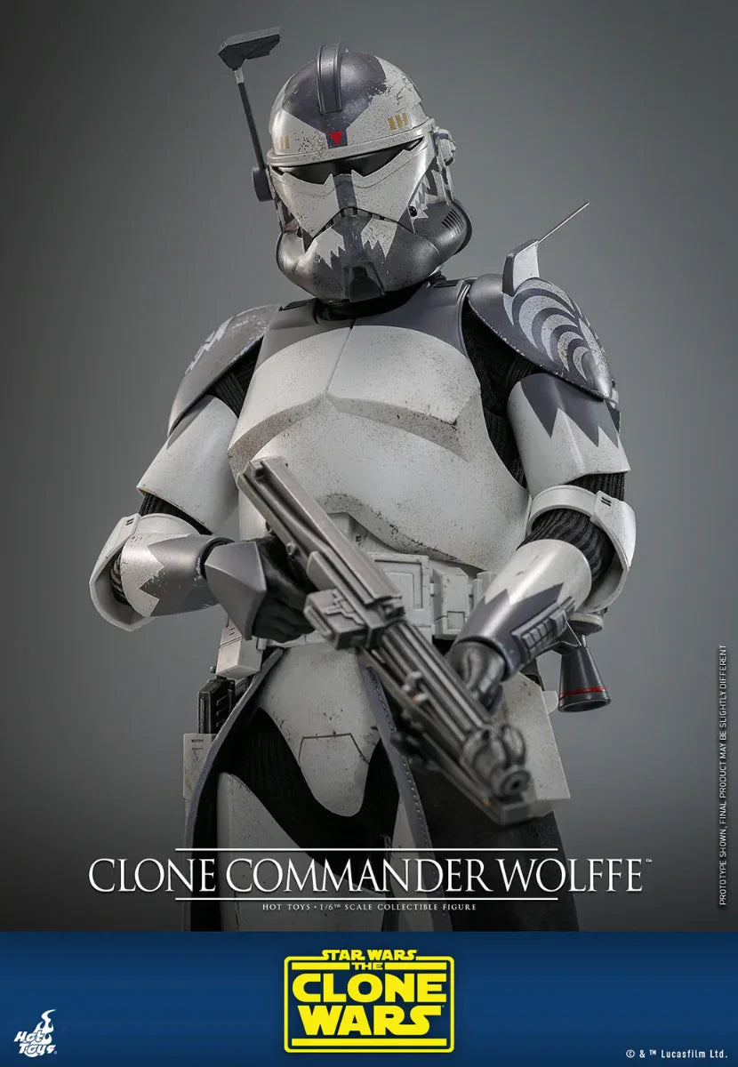Star Wars - Figura de acción coleccionable del Comandante Clon Wolffe a escala 1:6