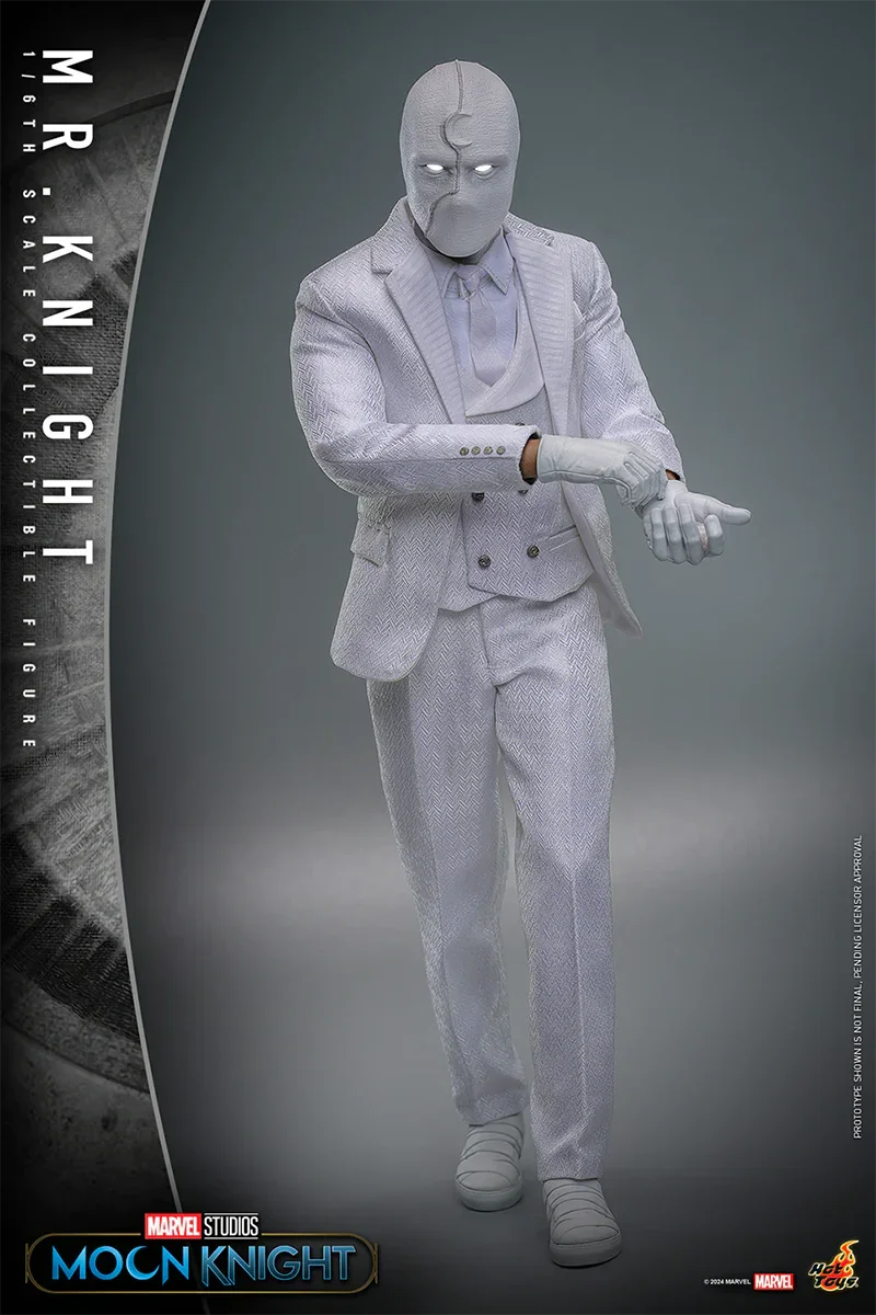 Moon Knight (TV) - Figura de acción coleccionable de Mr. Knight a escala 1:6