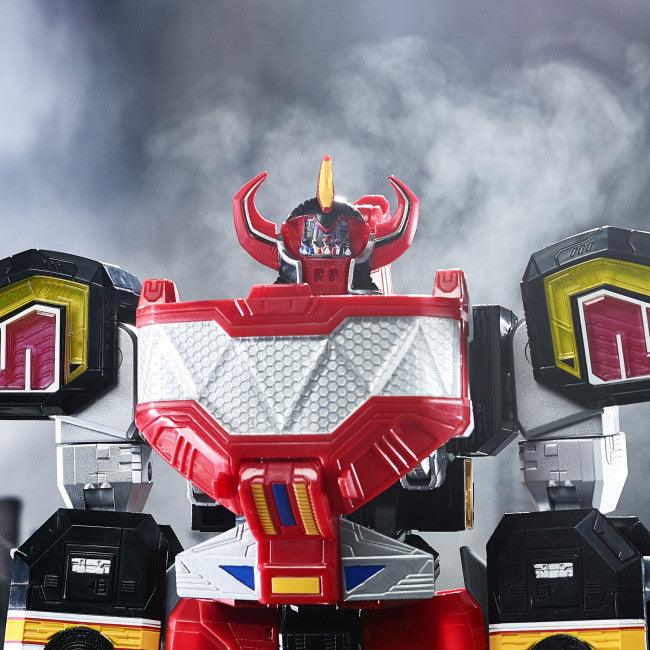 22599 Power Rangers Lightning Collection: Zord Ascension Project - Mighty Morphin Dino Megazord Collectible Premium Figure - Hasbro - Titan Pop Culture