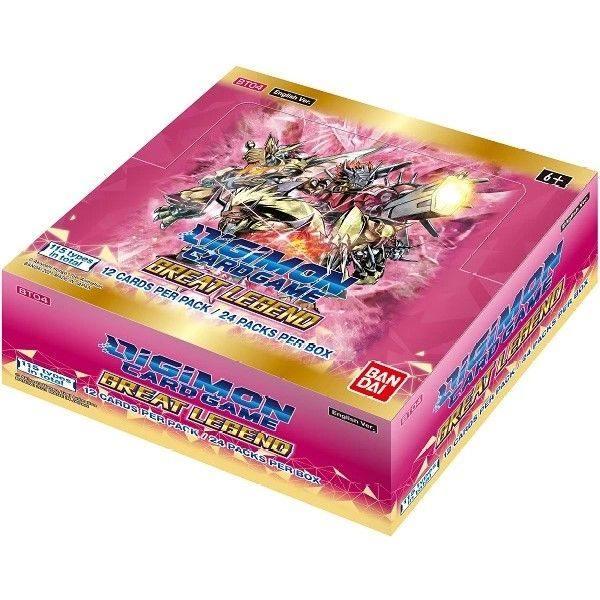 2572962 Digimon Card Game Series 04 Great Legend BT04 Booster Display - Bandai - Titan Pop Culture