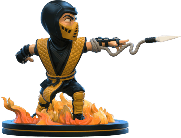 86446 Mortal Kombat Scorpion Q-FIG Figure - Quantum Mechanix - Titan Pop Culture
