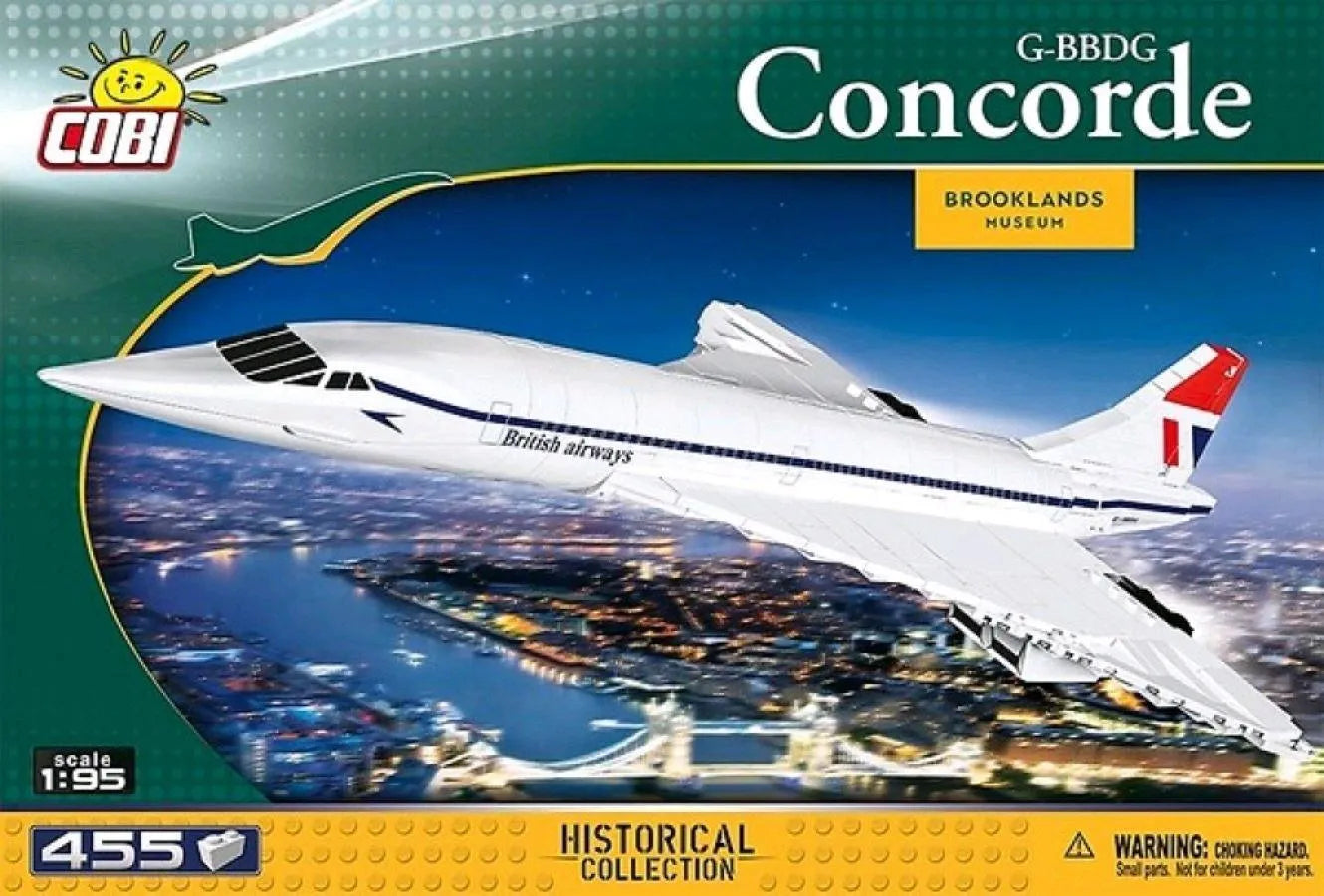 COB1917 Concorde - Concorde 450 piece Construction Set - Cobi - Titan Pop Culture