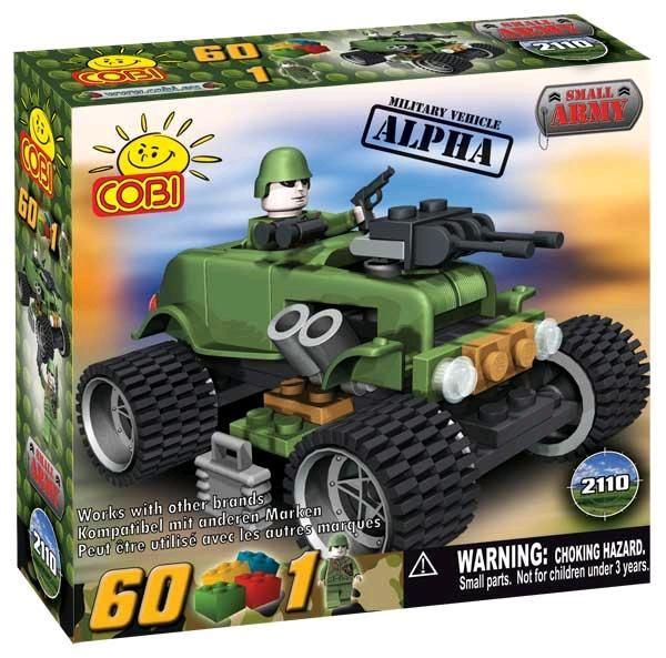 COB2110 Small Army - 60 Piece Alpha Military Vehicle Construction Set - Cobi - Titan Pop Culture