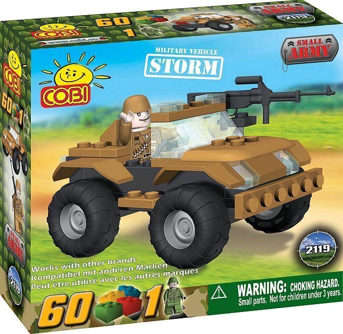 COB2119 Small Army - 60 Piece Storm Military Vehicle Construction Set - Cobi - Titan Pop Culture