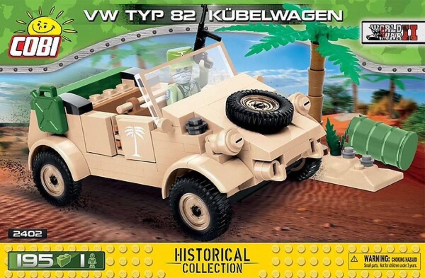 COB2402 World War II - VW Typ 82 Kubelwagen 195 pieces - Cobi - Titan Pop Culture