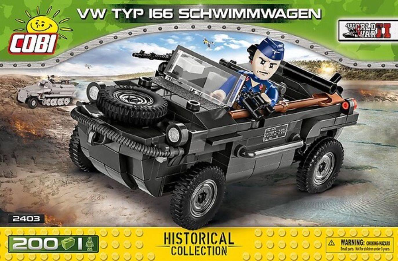 COB2403 World War II - VW Typ 166 Schwimmwagen 200 pieces - Cobi - Titan Pop Culture