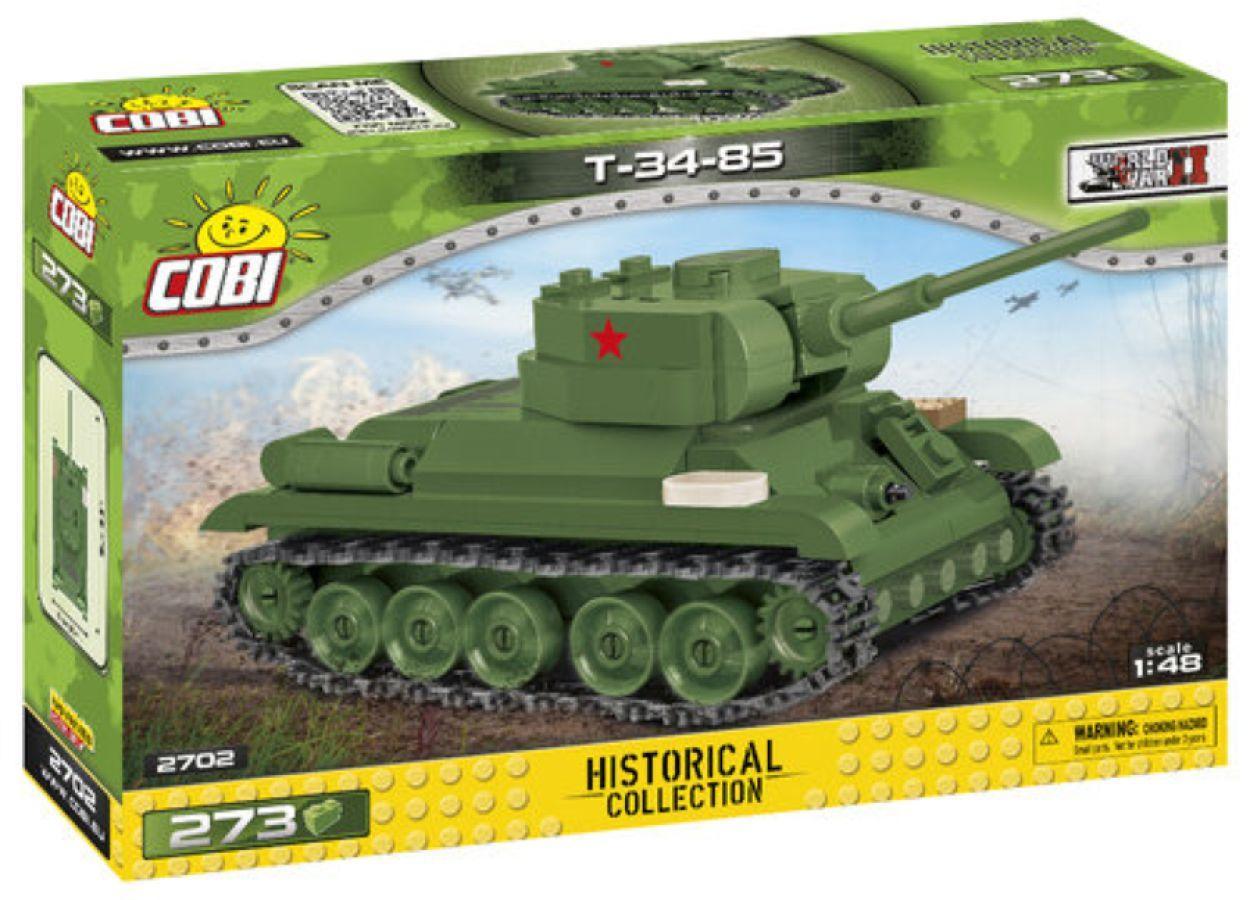 COB2702 World War II - T-34-85 Tank (273 pieces) - Cobi - Titan Pop Culture