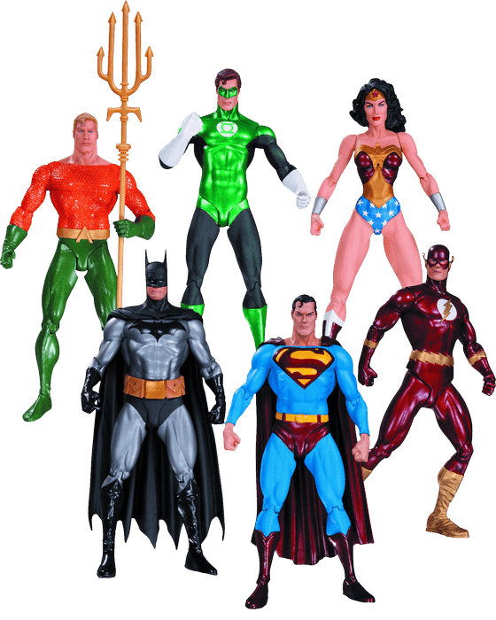 DCCJUN150332 Justice League - Alex Ross Action Figure 6-Pack - DC Comics - Titan Pop Culture