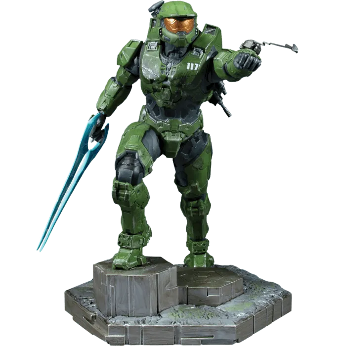 DHC3009-247 Halo Infinite - Master Chief with Grapplshot PVC Statue - Dark Horse Comics - Titan Pop Culture