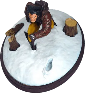 DSTAUG152317 X-Men - Wolverine In Snow Resin Statue - Diamond Select Toys - Titan Pop Culture
