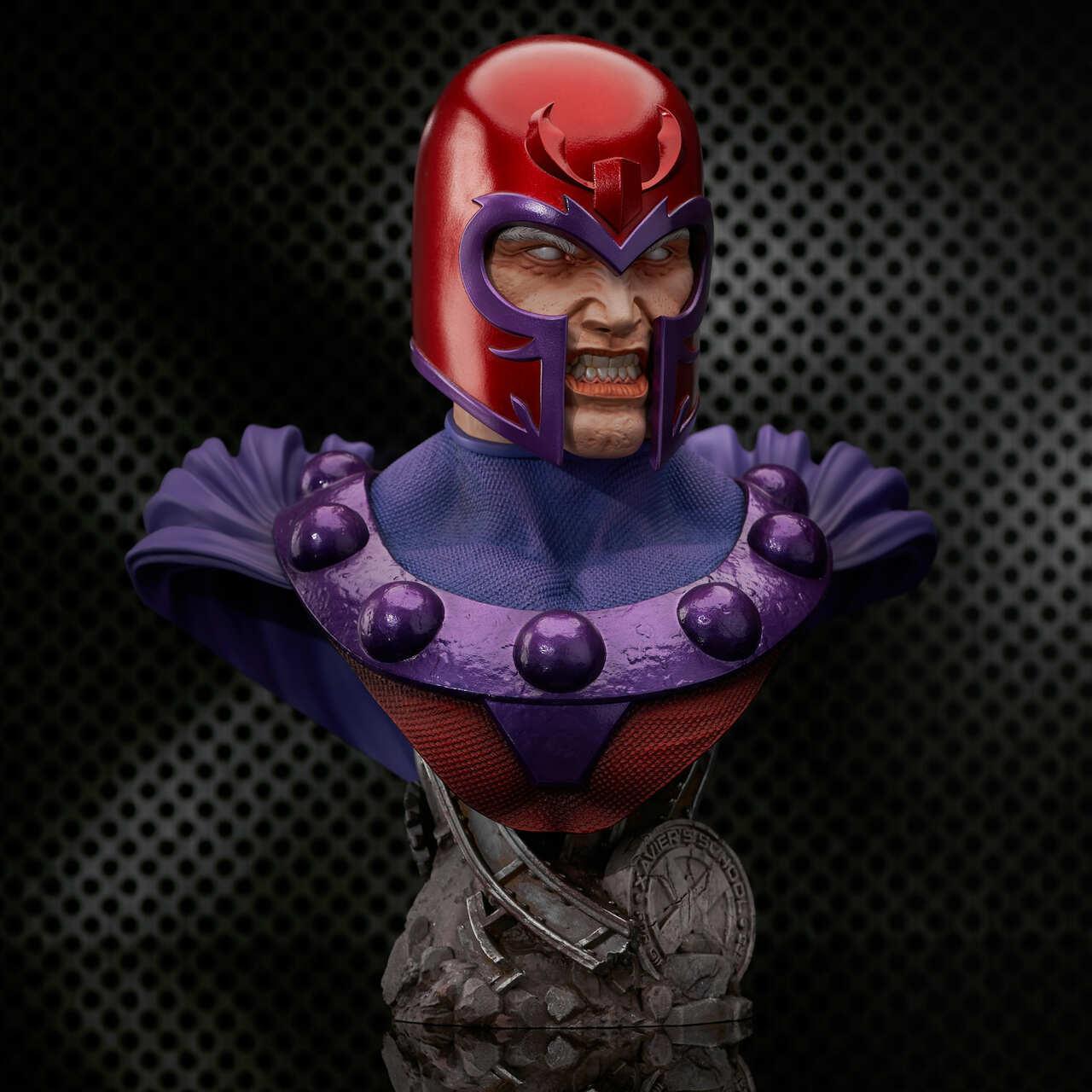 DSTJUL222485 Marvel Comics - Magneto Legends in 3D 1:2 Scale Bust - Diamond Select Toys - Titan Pop Culture