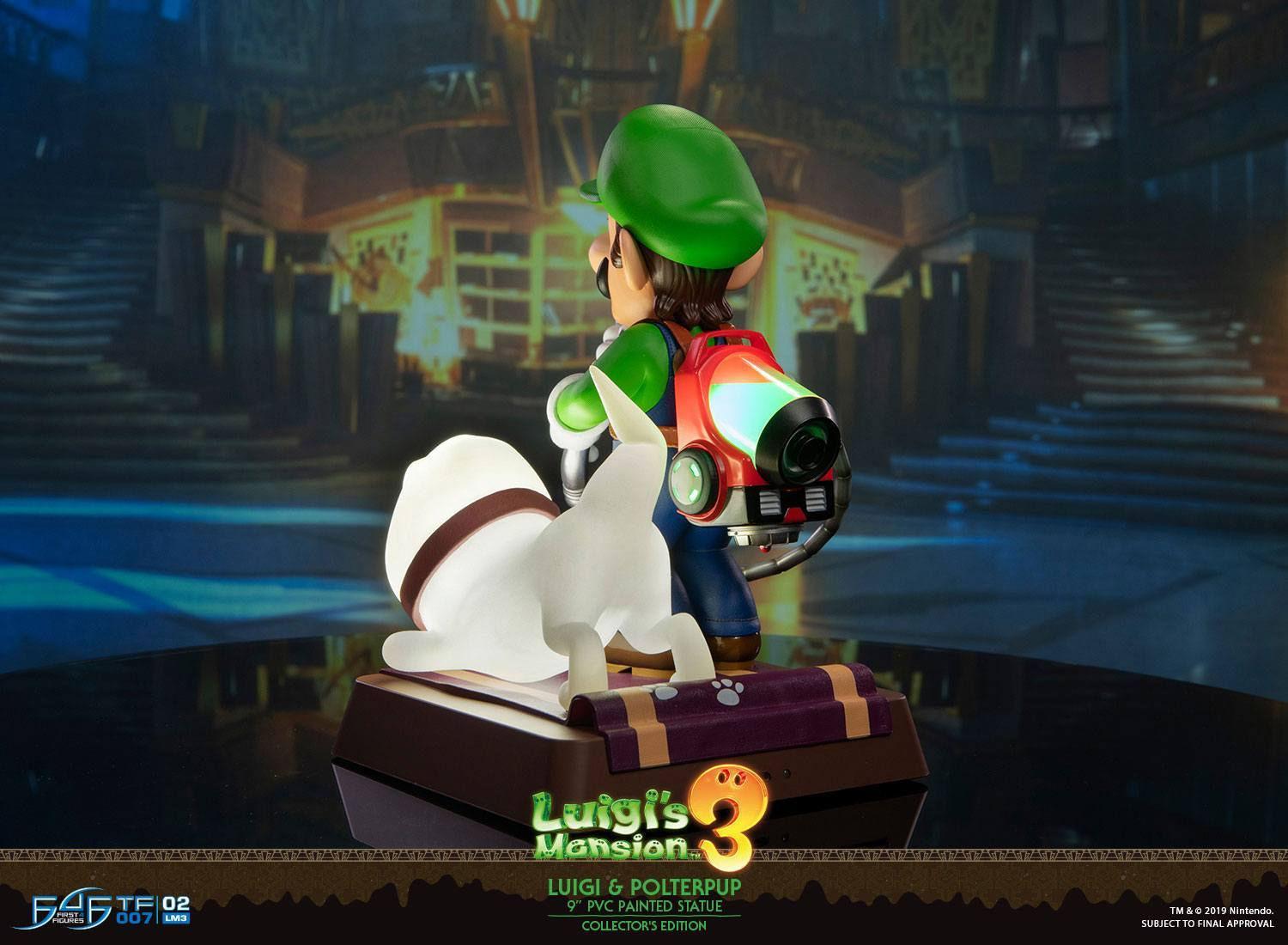 F4FLM03CO Luigi's Mansion 3 - Luigi 9" PVC Statue Collector's Edition - First 4 Figures - Titan Pop Culture