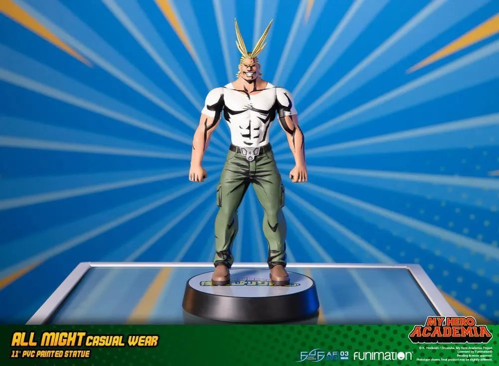 F4FMHAACST My Hero Academia - All Might Casual Wear PVC Statue - First 4 Figures - Titan Pop Culture
