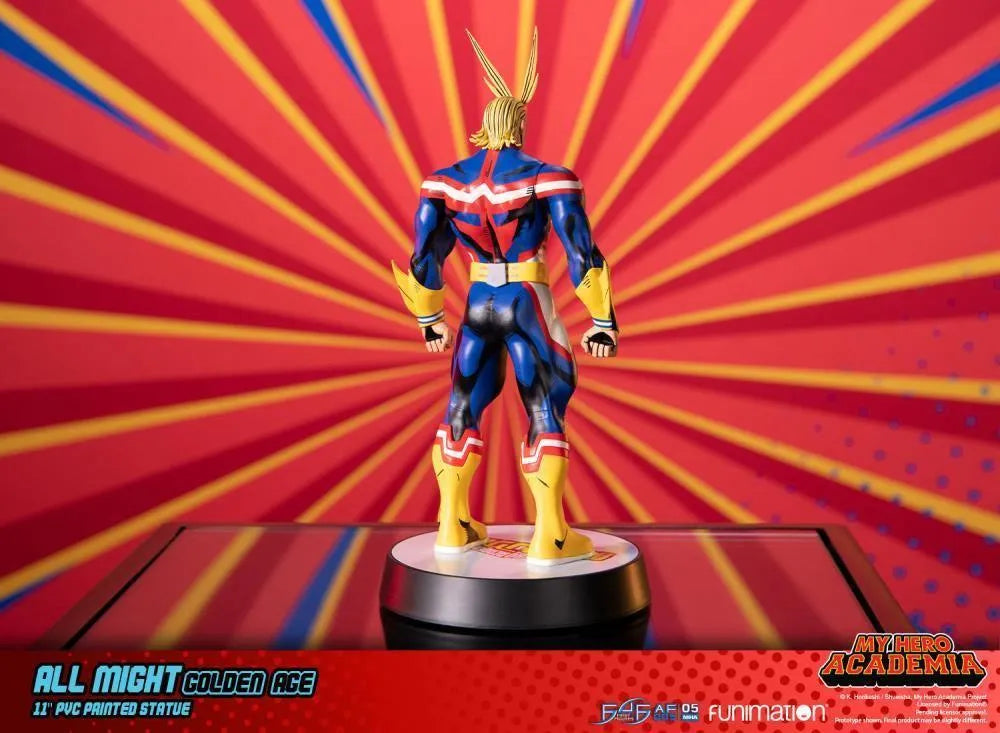 F4FMHAAGST My Hero Academia - All Might Golden Age PVC Statue - First 4 Figures - Titan Pop Culture
