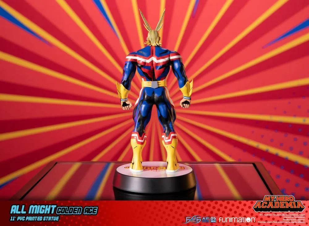 F4FMHAAGST My Hero Academia - All Might Golden Age PVC Statue - First 4 Figures - Titan Pop Culture