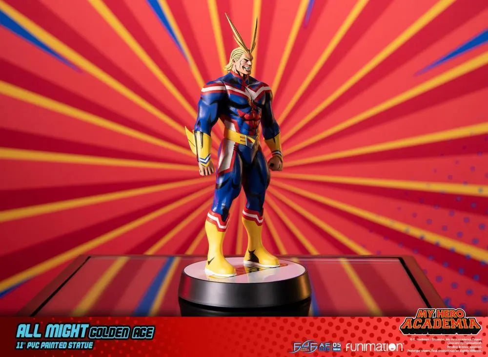 F4FMHAAGST My Hero Academia - All Might Golden Age PVC Statue - First 4 Figures - Titan Pop Culture
