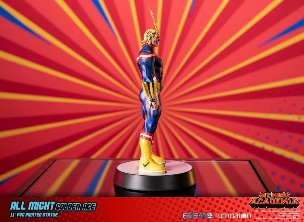 F4FMHAAGST My Hero Academia - All Might Golden Age PVC Statue - First 4 Figures - Titan Pop Culture