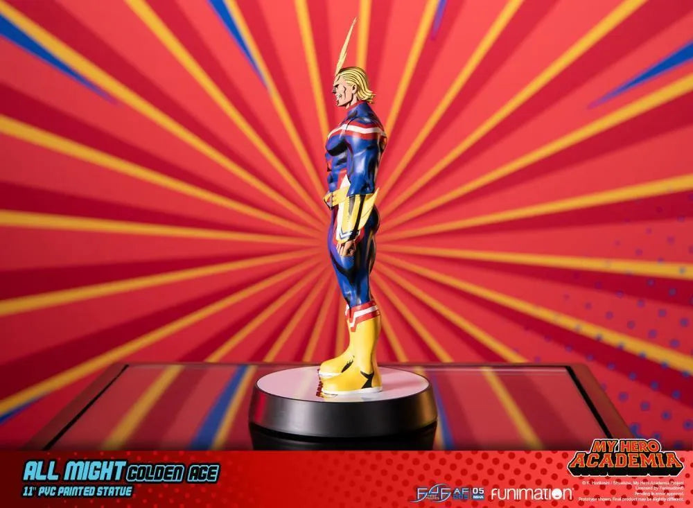 F4FMHAAGST My Hero Academia - All Might Golden Age PVC Statue - First 4 Figures - Titan Pop Culture