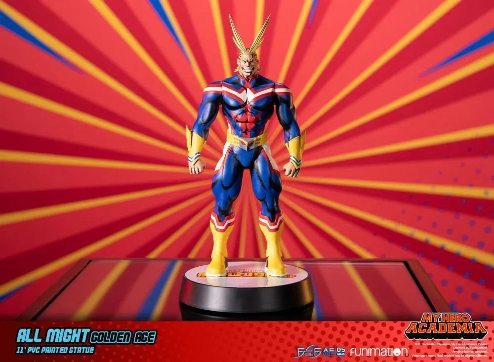 F4FMHAAGST My Hero Academia - All Might Golden Age PVC Statue - First 4 Figures - Titan Pop Culture