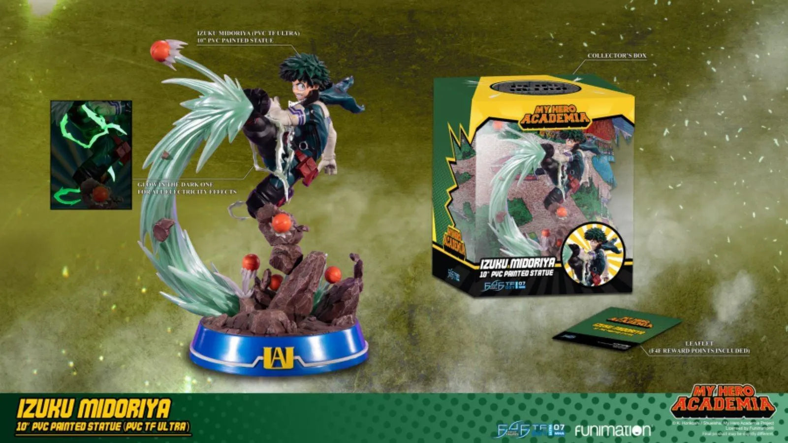 F4FMHADVST My Hero Academia - Izuku Midoriya PVC Statue - First 4 Figures - Titan Pop Culture