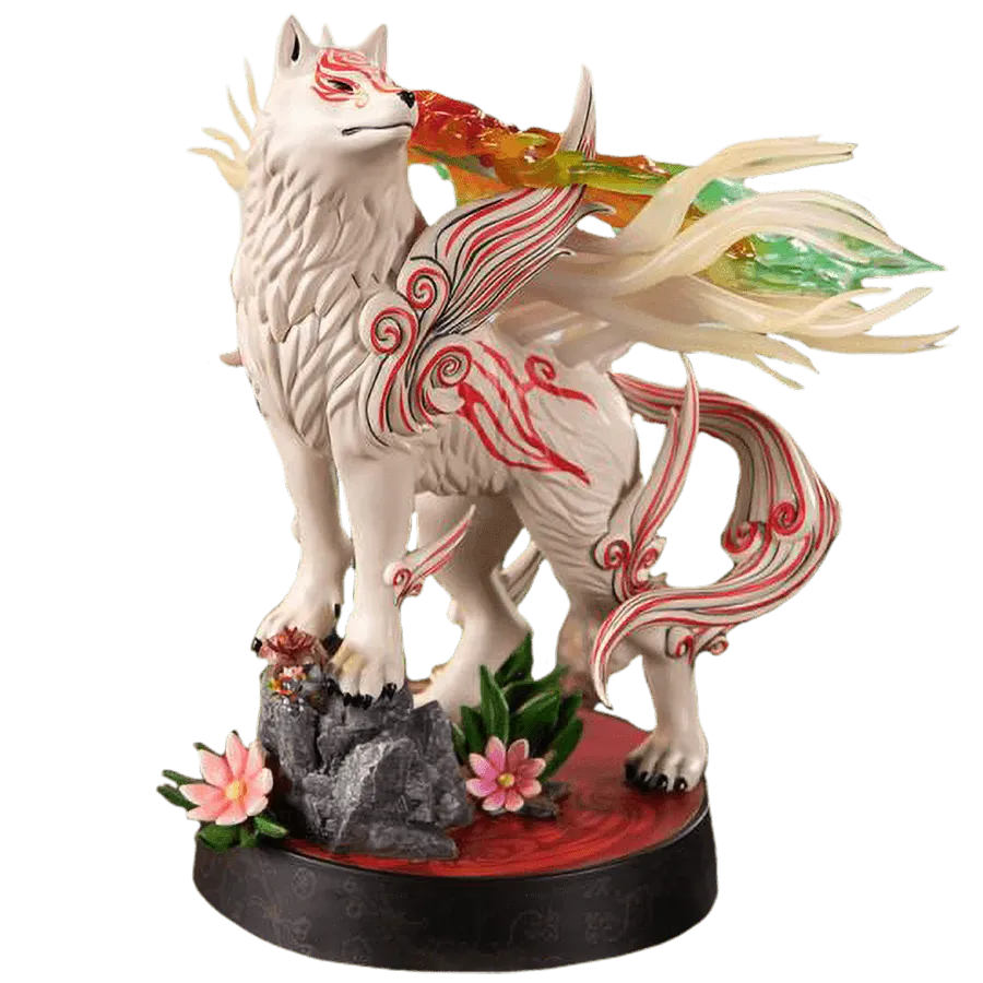 F4FOKASHNST Okami - Shinraui PVC Statue - First 4 Figures - Titan Pop Culture