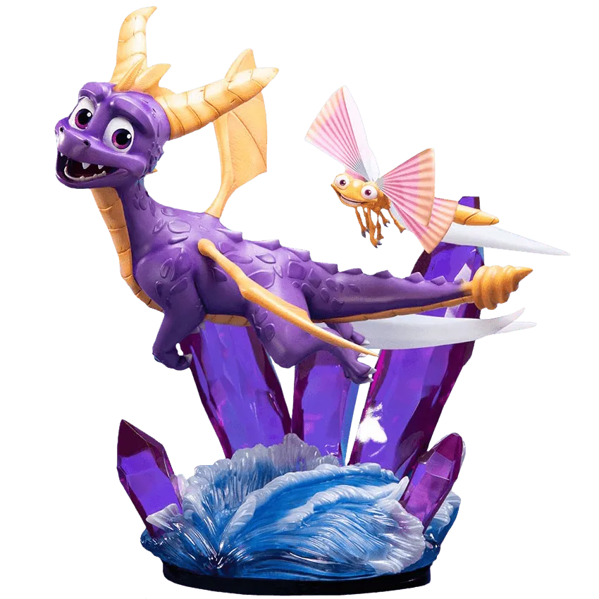 F4FSPYREST Spyro the Dragon - Spyro Reignited Statue - First 4 Figures - Titan Pop Culture