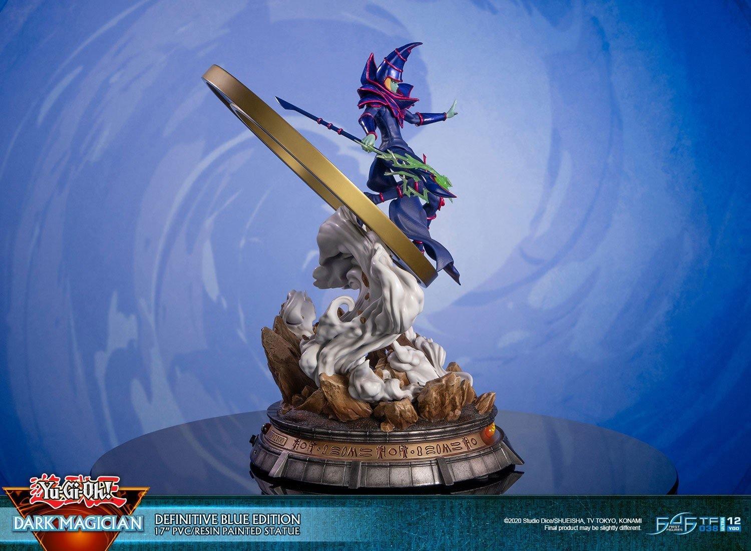F4FYGODMBS Yu-Gi-Oh! - Dark Magician (Blue) PVC Statue - First 4 Figures - Titan Pop Culture