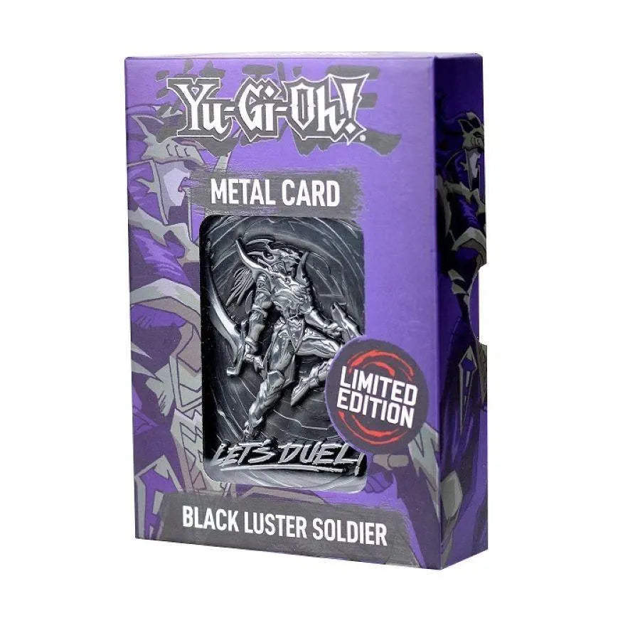 FANKON-YGO25 Yu-Gi-Oh! - Black Luster Soldier Metal Card - Fanattik - Titan Pop Culture