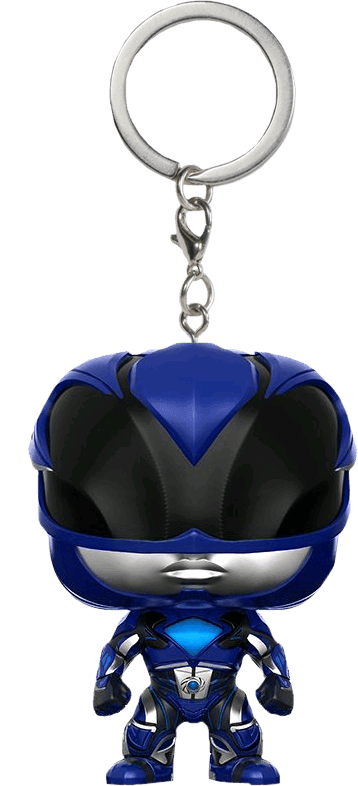 FUN12349 Power Rangers Movie - Blue Ranger Pocket Pop! Keychain - Funko - Titan Pop Culture