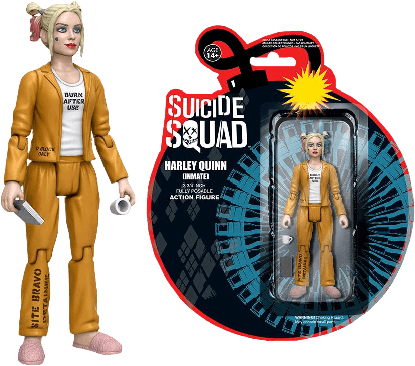 FUN13017 Suicide Squad - Inmate Harley Quinn Action Figure - Funko - Titan Pop Culture