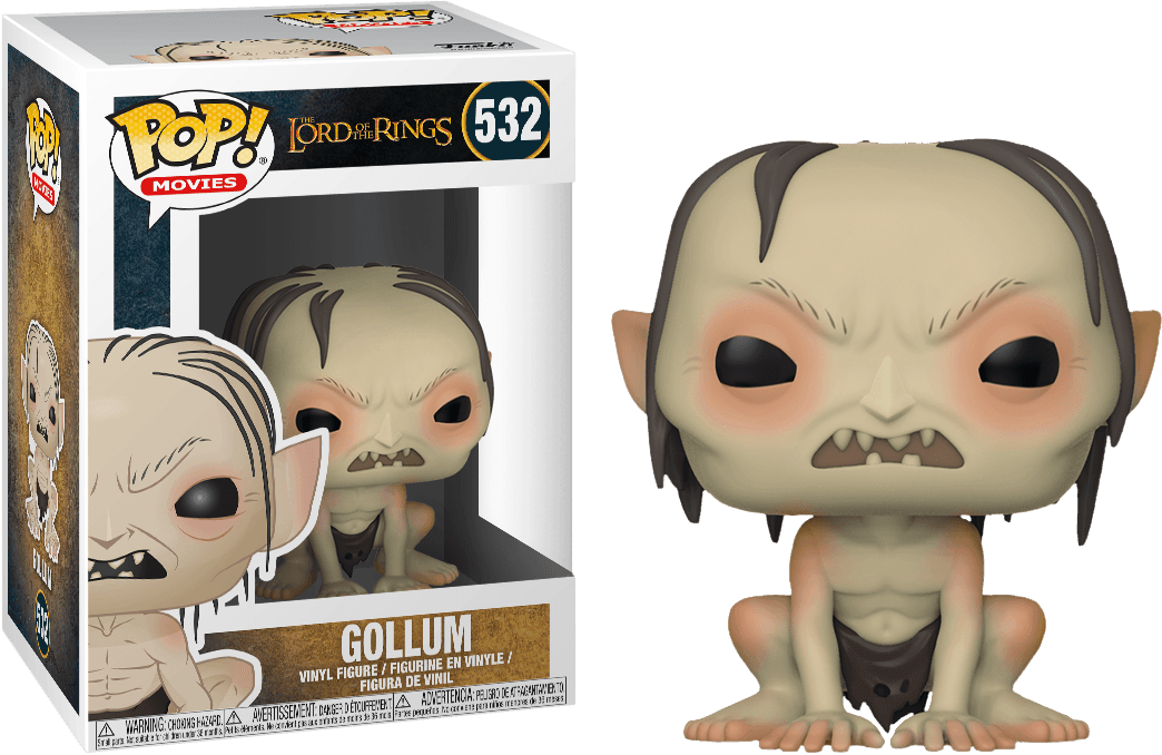 FUN13559 The Lord of the Rings - Gollum (with chase) Pop! Vinyl - Funko - Titan Pop Culture