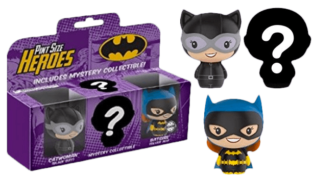 DC Comics - Women of DC Catwoman, Batgirl & Mystery US exclusive Pint Size Heroes 3-Pack Funko Titan Pop Culture