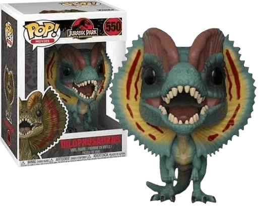 FUN26736 Jurassic Park - Dilophosaurus (with chase) Pop! Vinyl - Funko TBA - Titan Pop Culture