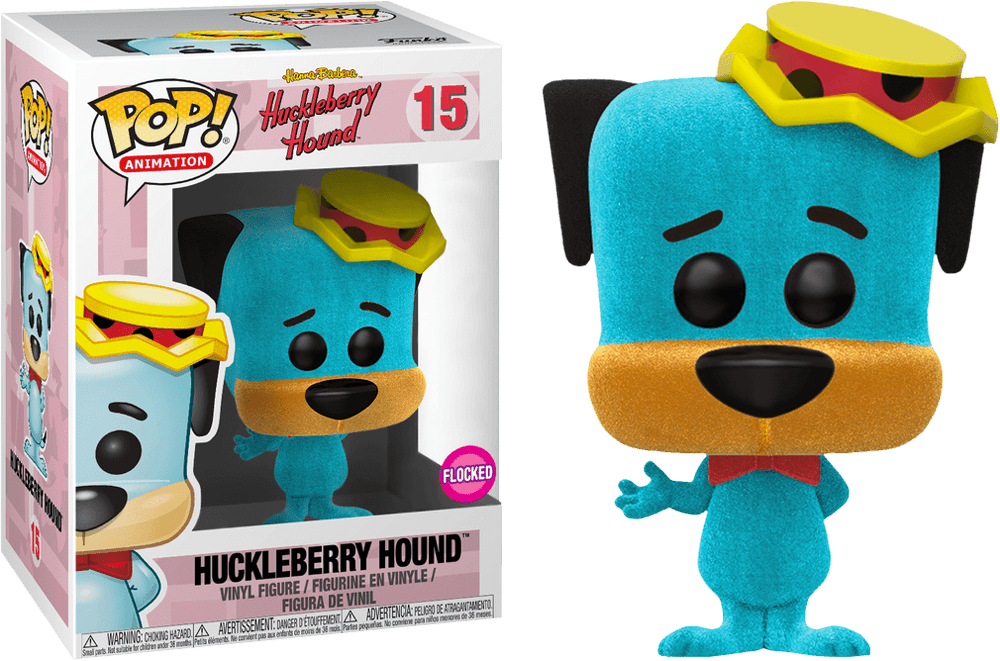 FUN26929 Hanna Barbera - Huckleberry Hound Flocked US Exclusive Pop! Vinyl - Funko - Titan Pop Culture