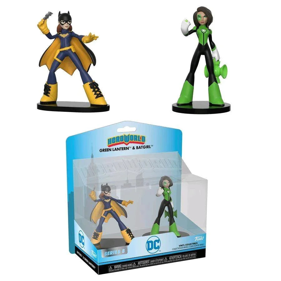 FUN30582 DC Comics - Hero World Batgirl / Green Lantern US Exclusive 2-pack - Funko - Titan Pop Culture
