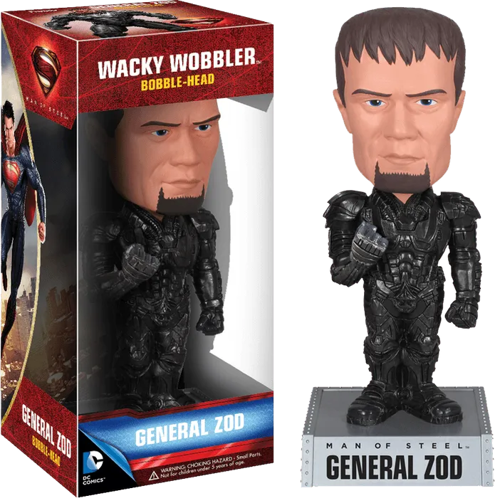 FUN3095 Superman: Man of Steel - Gen. Zod Wacky Wobbler - Funko - Titan Pop Culture